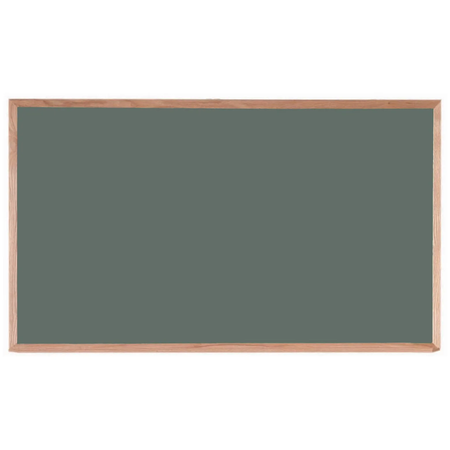 Porcelain Chalkboard with Oak Frame 60"x36"