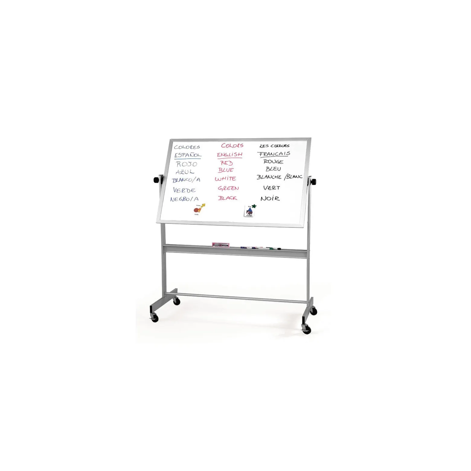 Porcelain Reversible White/White Board 6'x4'