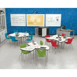 Porcelain Steel Dry Erase Desk