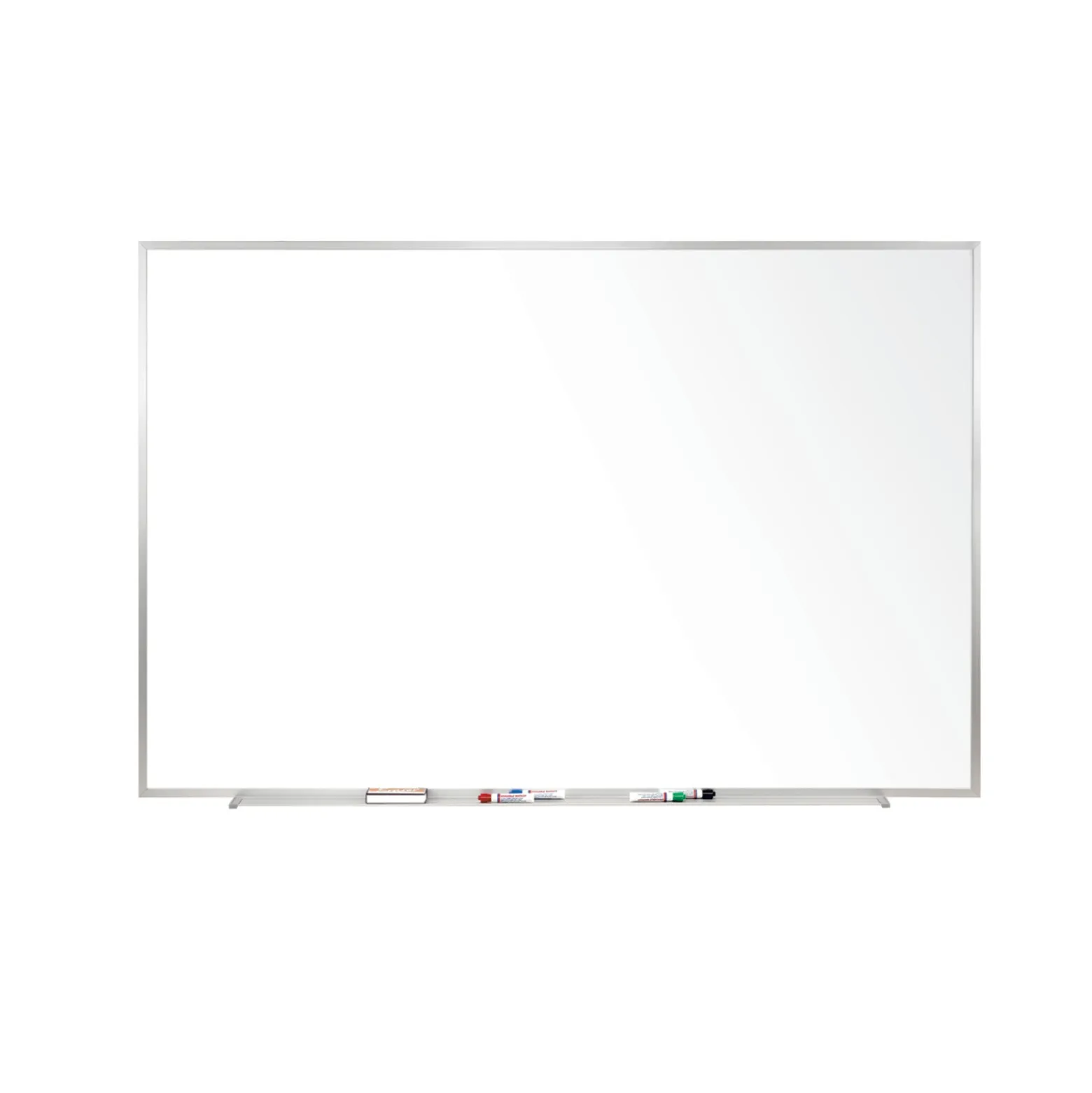 Porcelain White Board with Aluminum Frame 3'W x 2'H