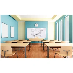 Porcelain White Board with Aluminum Frame 3'W x 2'H