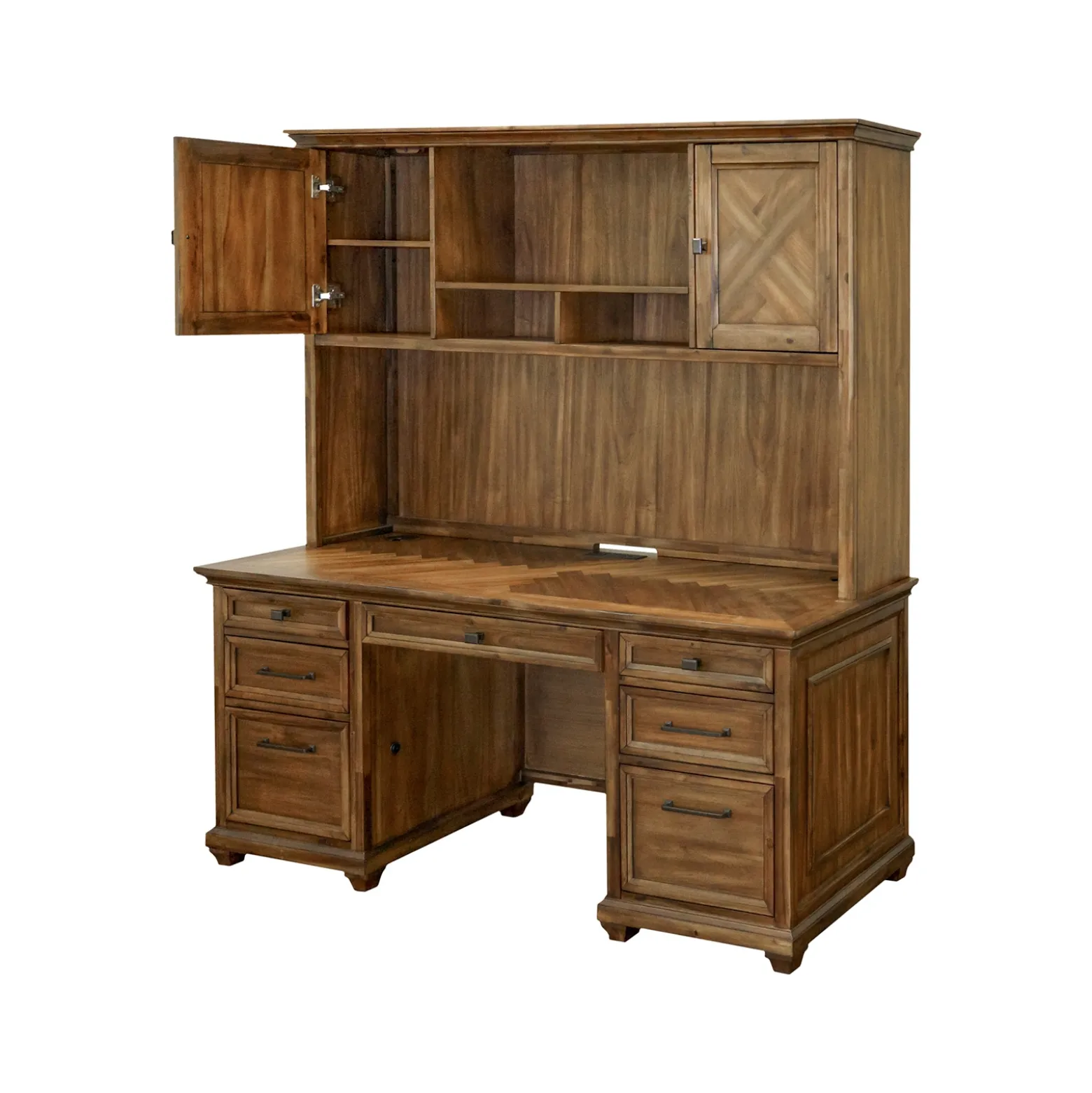 Porter Credenza with Hutch -