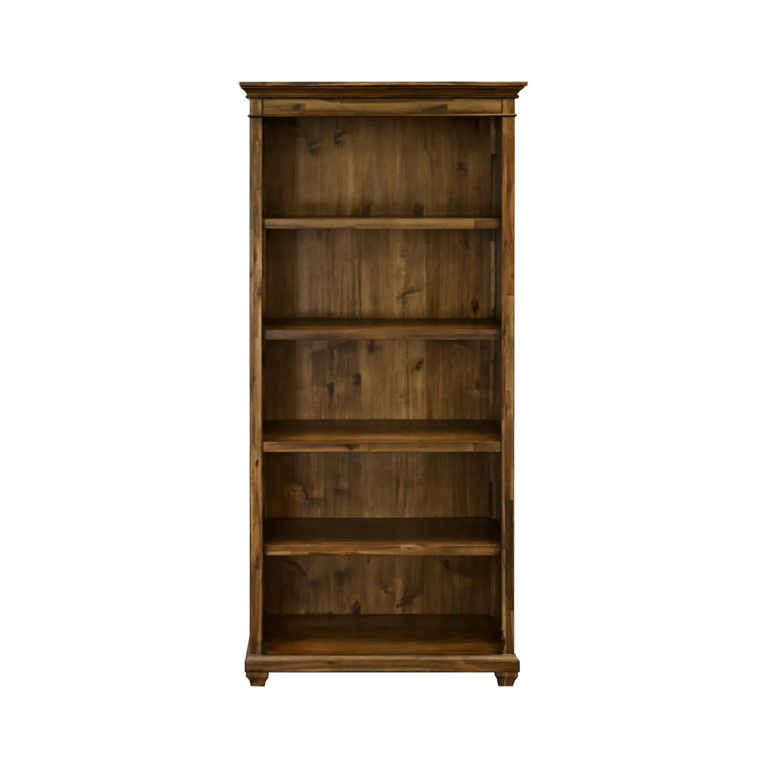 Porter 4-Shelf Open Bookcase – 35"W x 74”H