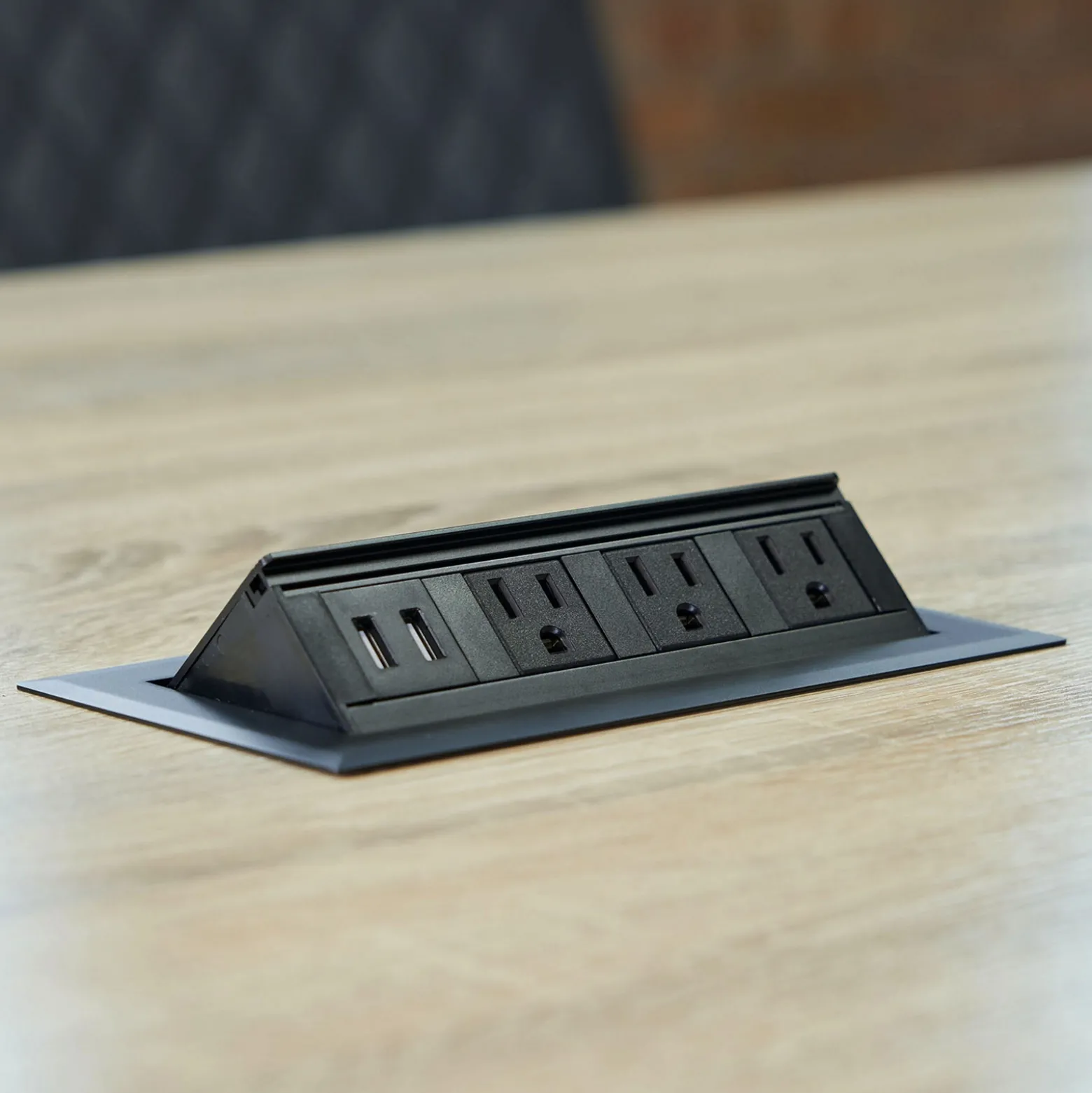 Power Source Charging Grommet with USB - 3" round