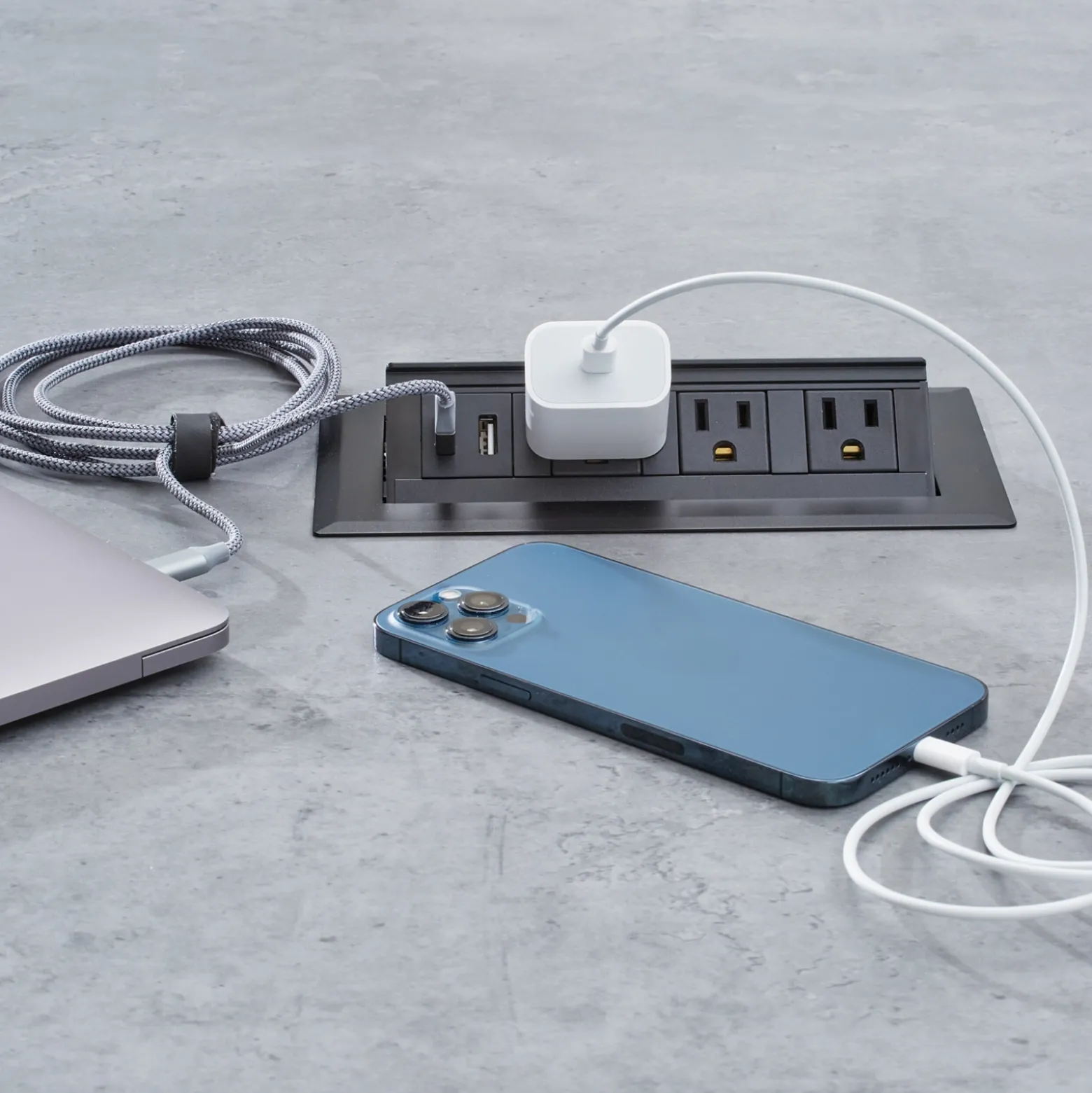 Power Source Charging Station Grommet - 4" Rectangular