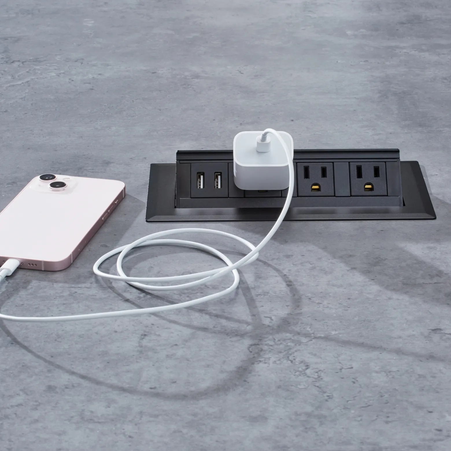 Power Source Charging Station Grommet - 4" Rectangular