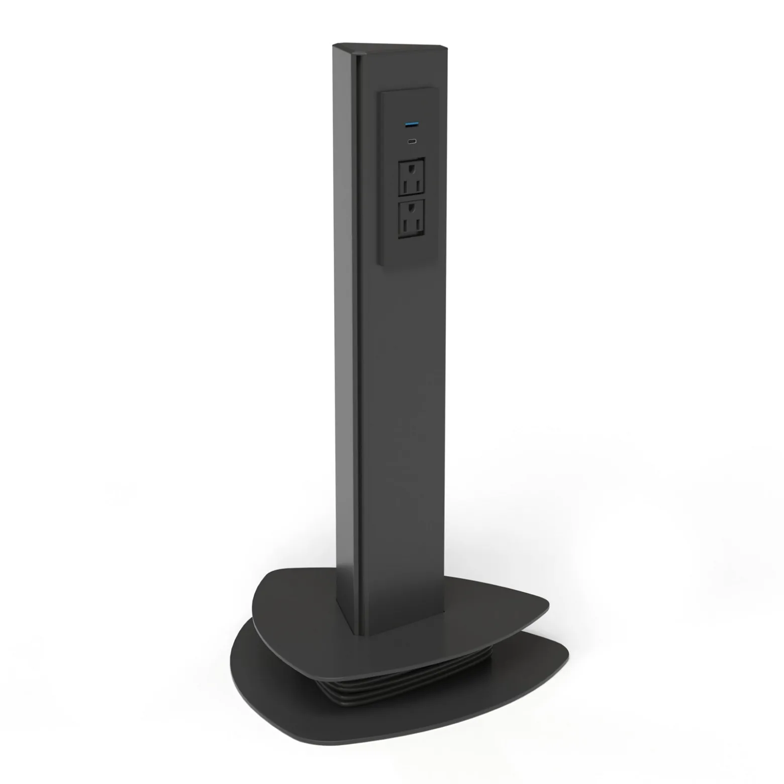 Power Source Portable Tower with 2 Outlets