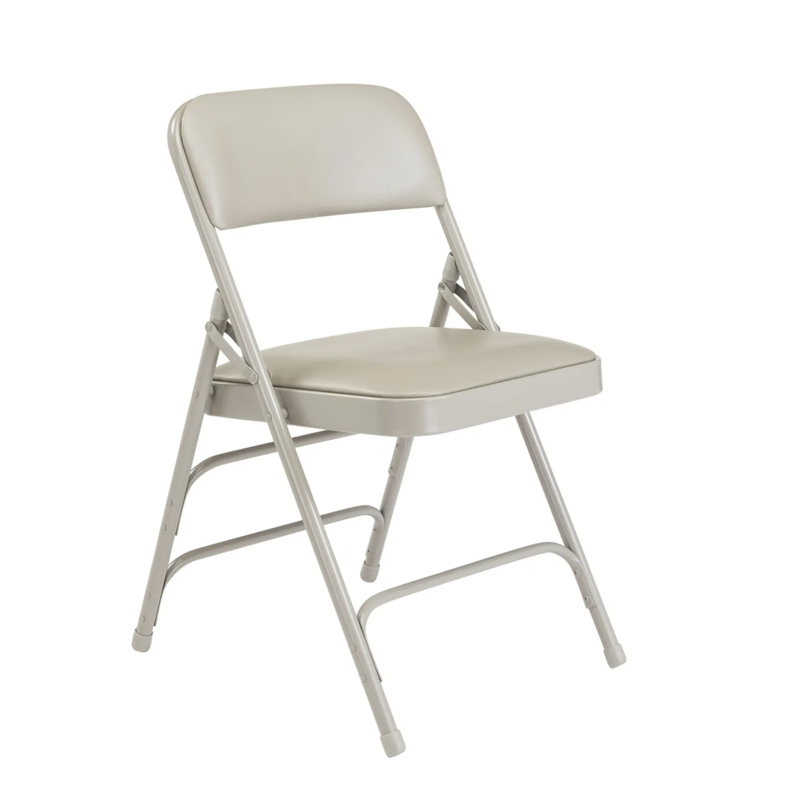 Premium Vinyl Upholstered Triple Brace Double Hinge Folding Chair