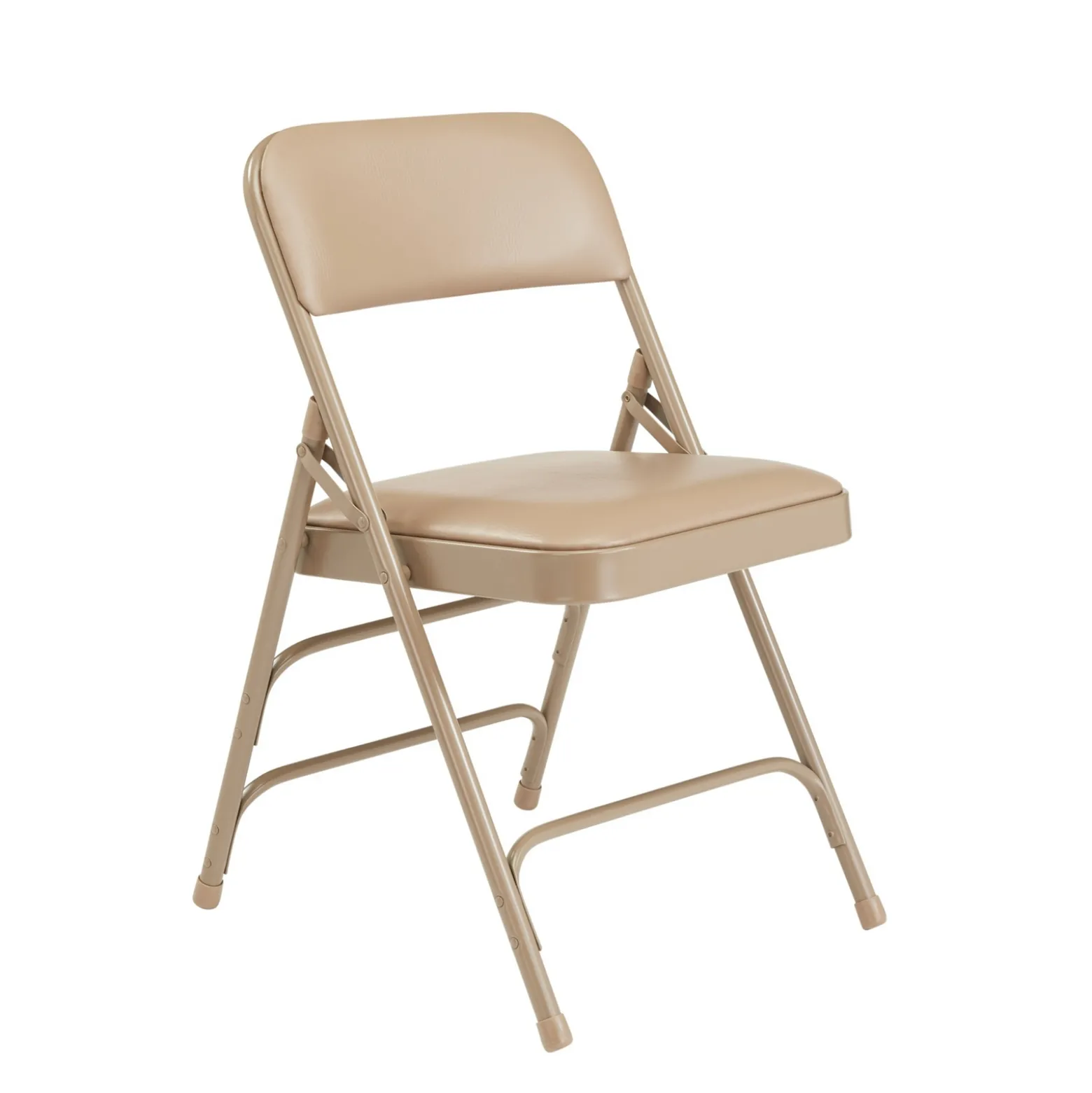 Premium Vinyl Upholstered Triple Brace Double Hinge Folding Chair
