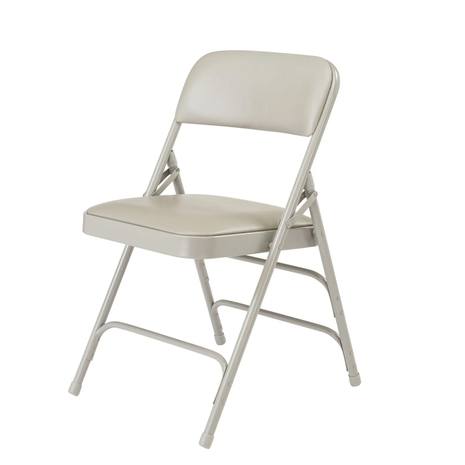 Premium Vinyl Upholstered Triple Brace Double Hinge Folding Chair