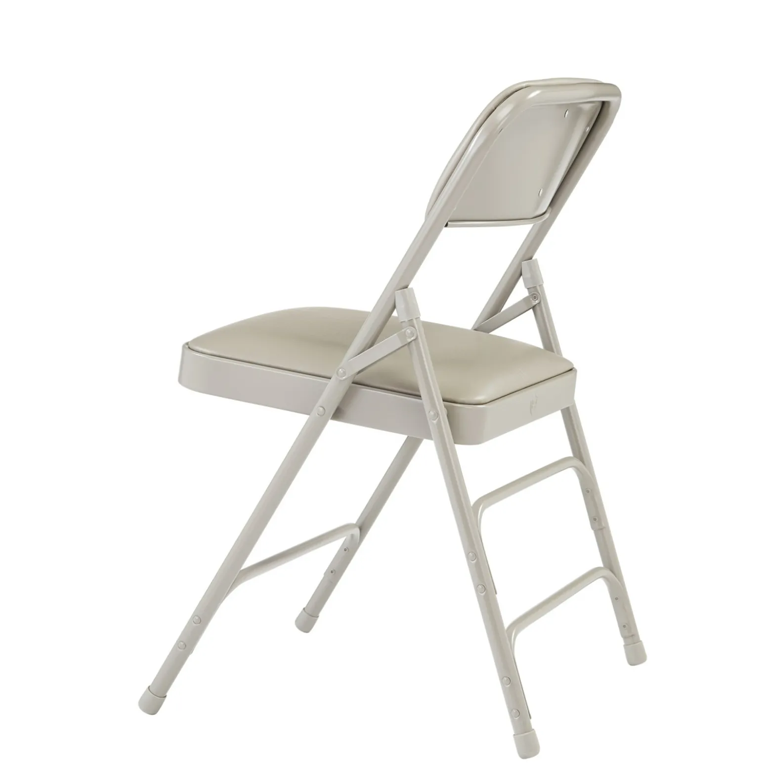 Premium Vinyl Upholstered Triple Brace Double Hinge Folding Chair