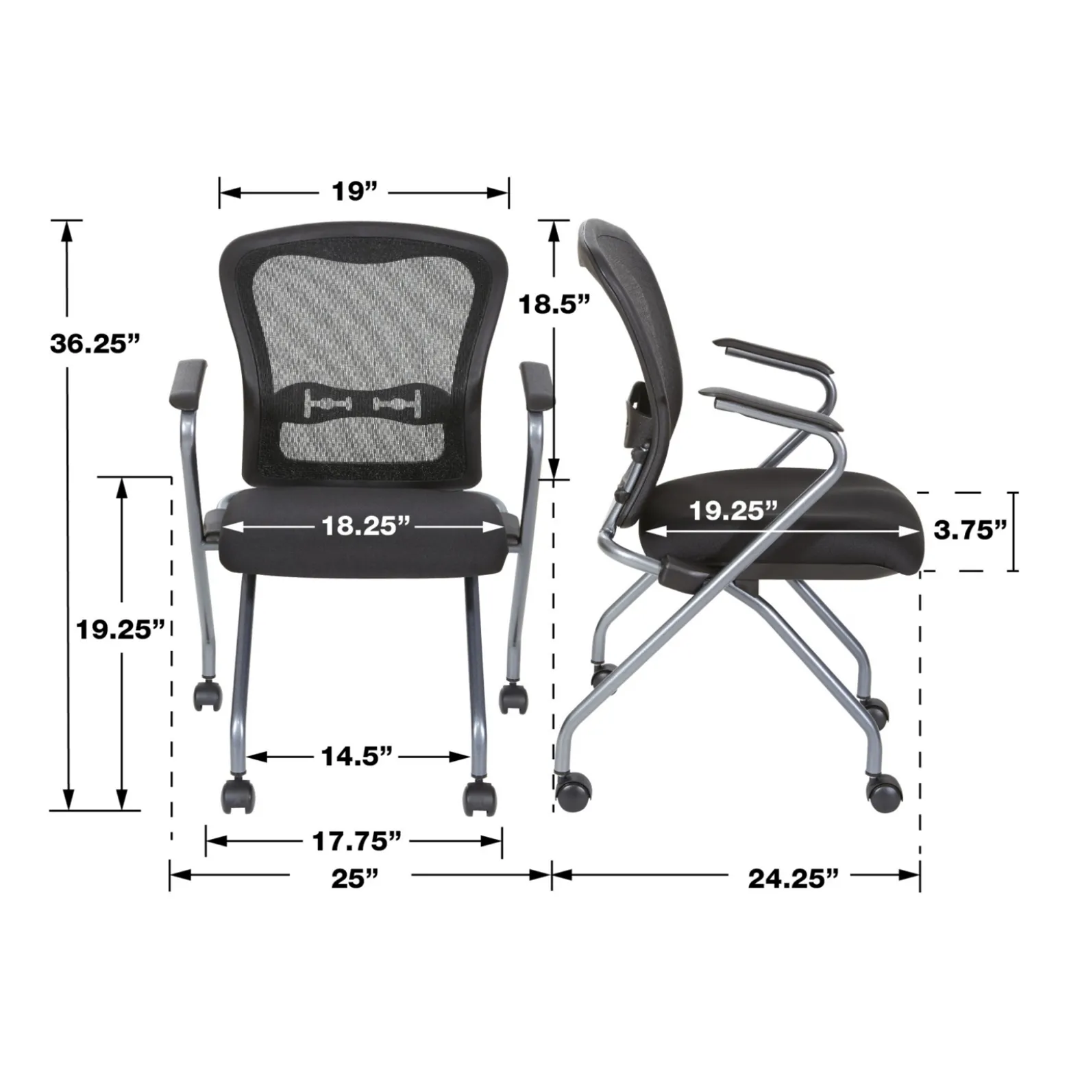 ProGrid® Mesh Back Nesting Chair
