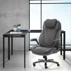 Pro-Line II™ Deluxe Executive Textured Chair with Flip Arms