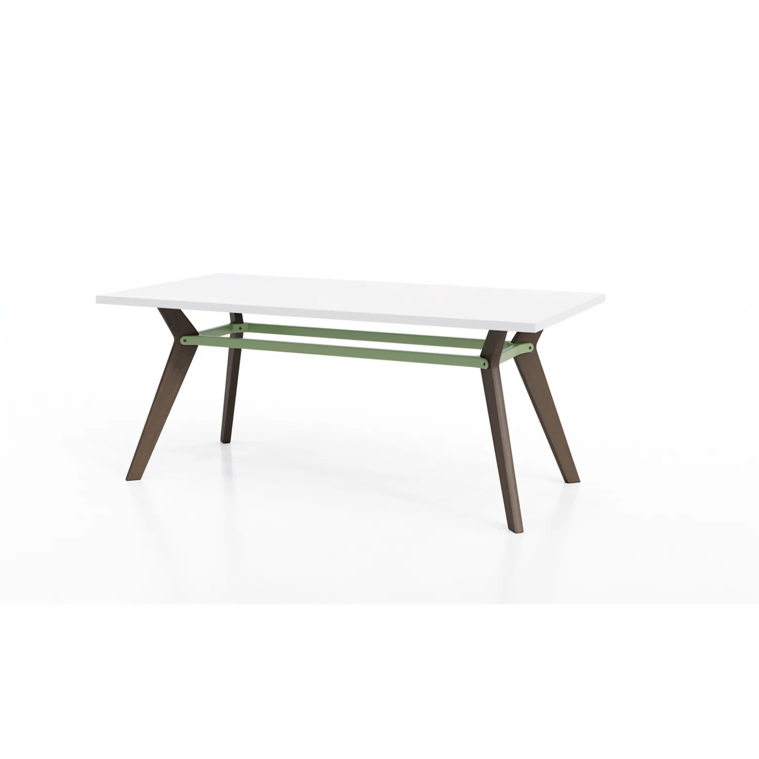 Rang Collaborative Wood Table - 36"Wx72"Dx30"H