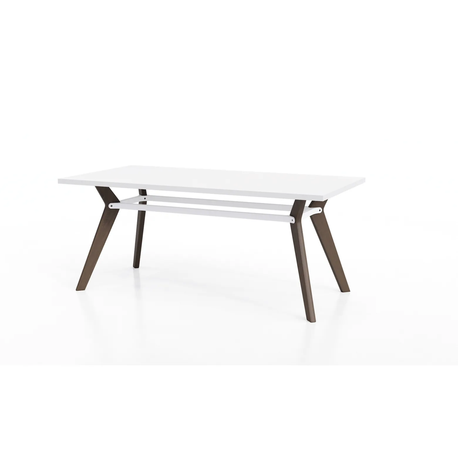 Rang Collaborative Wood Table - 36"Wx72"Dx30"H