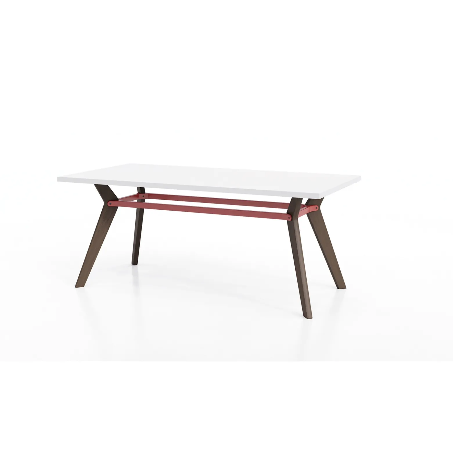 Rang Collaborative Wood Table - 36"Wx72"Dx30"H