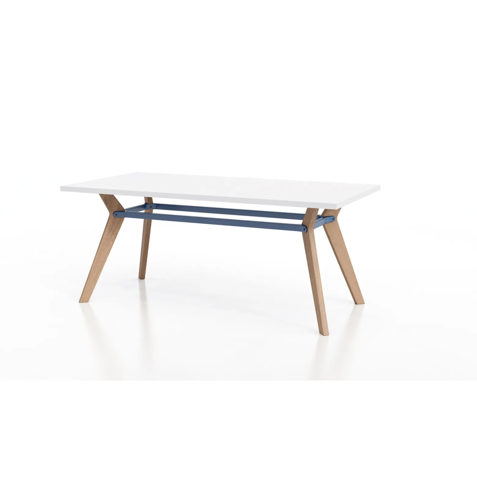Rang Collaborative Wood Table - 36"Wx72"Dx30"H
