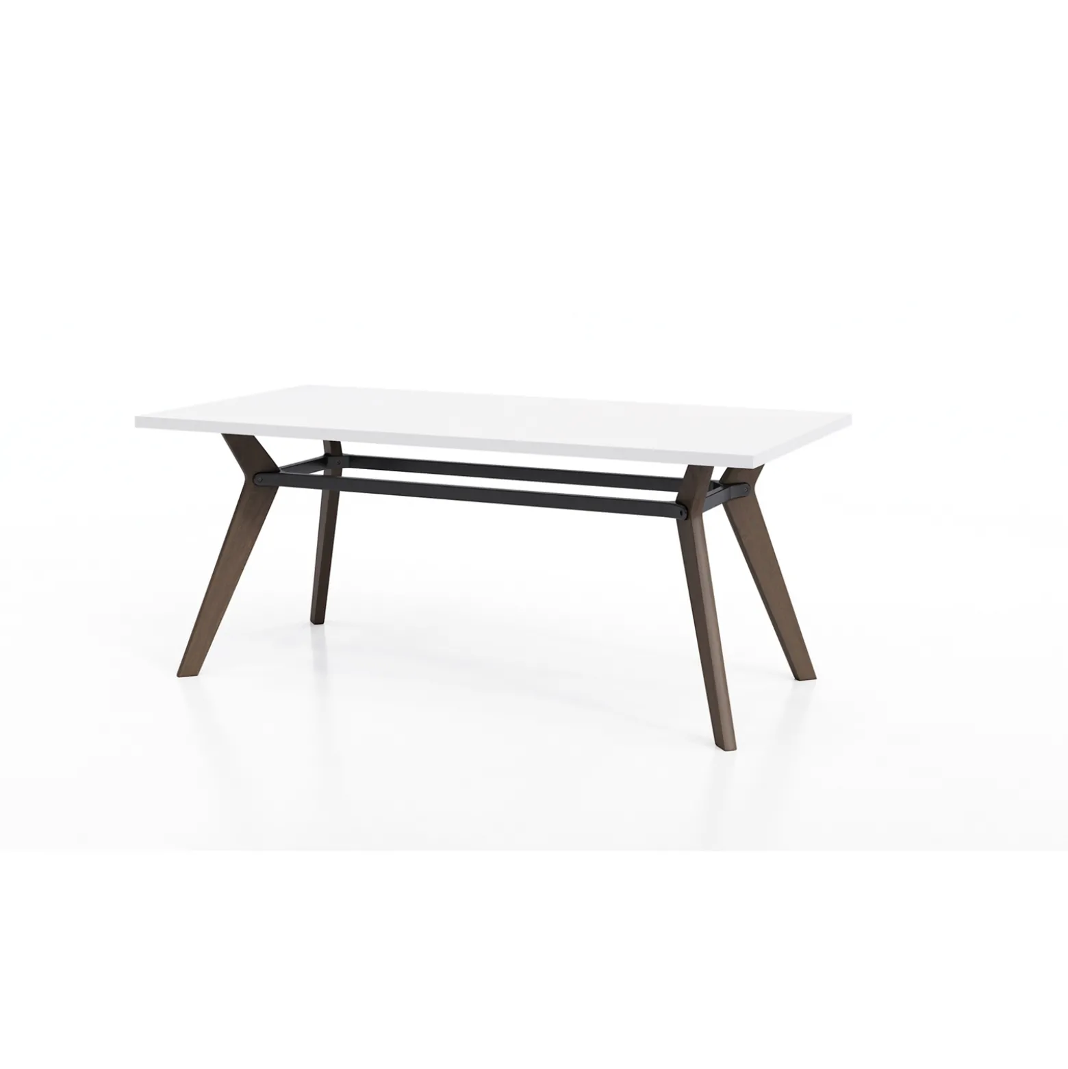 Rang Collaborative Wood Table - 36"Wx72"Dx30"H
