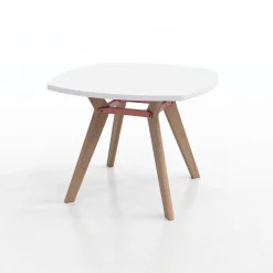 Rang Rounded Square Wood Table - 42