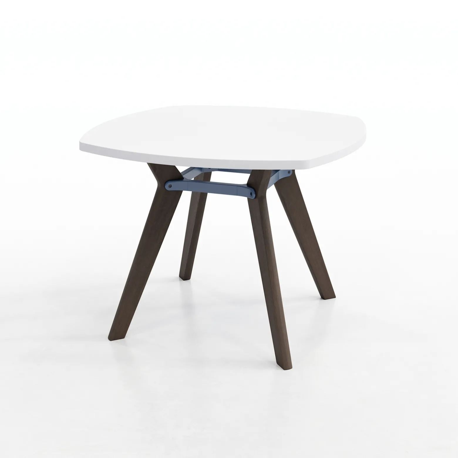 Rang Rounded Square Wood Table - 42"Wx30"H