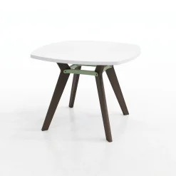 Rang Rounded Square Wood Table - 42