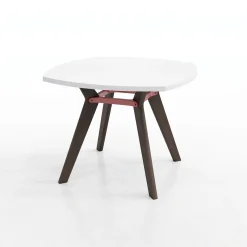 Rang Rounded Square Wood Table - 42