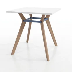 Rang Square Standing Height Wood Table - 4