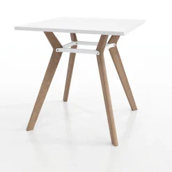 Rang Square Standing Height Wood Table - 4