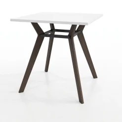 Rang Square Standing Height Wood Table - 4