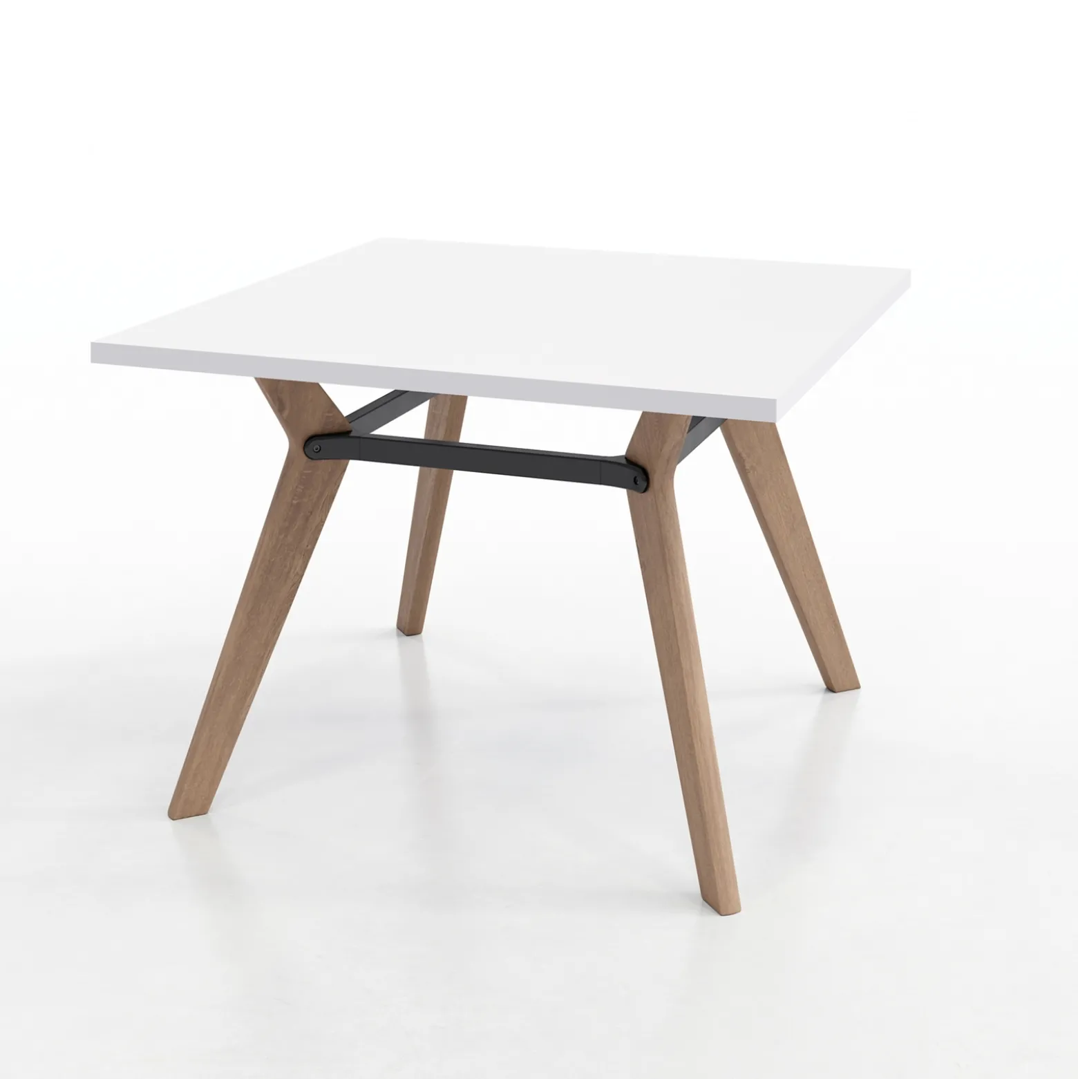 Rang Square Wood Table - 42"Wx30"H