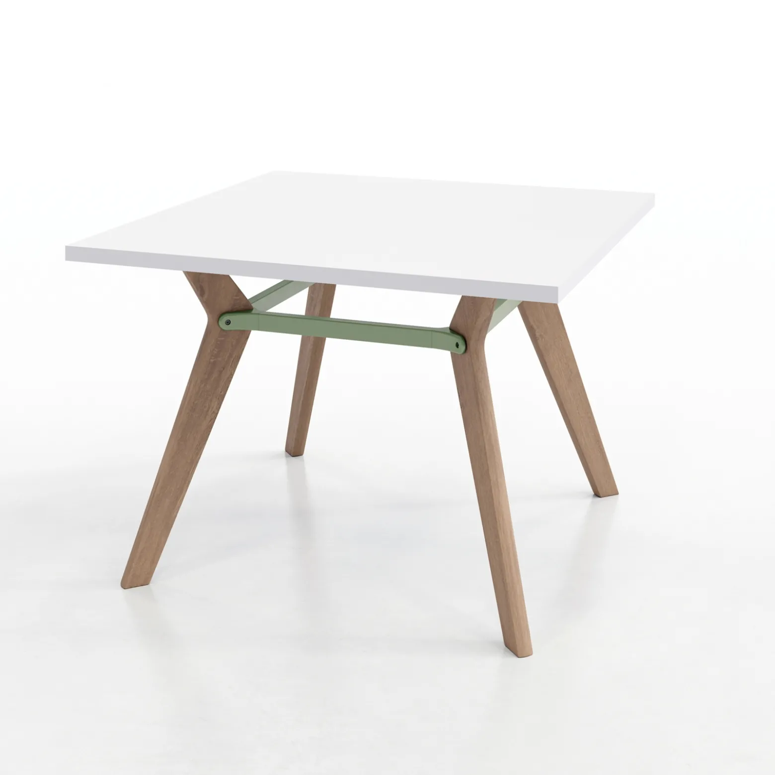 Rang Square Wood Table - 42"Wx30"H