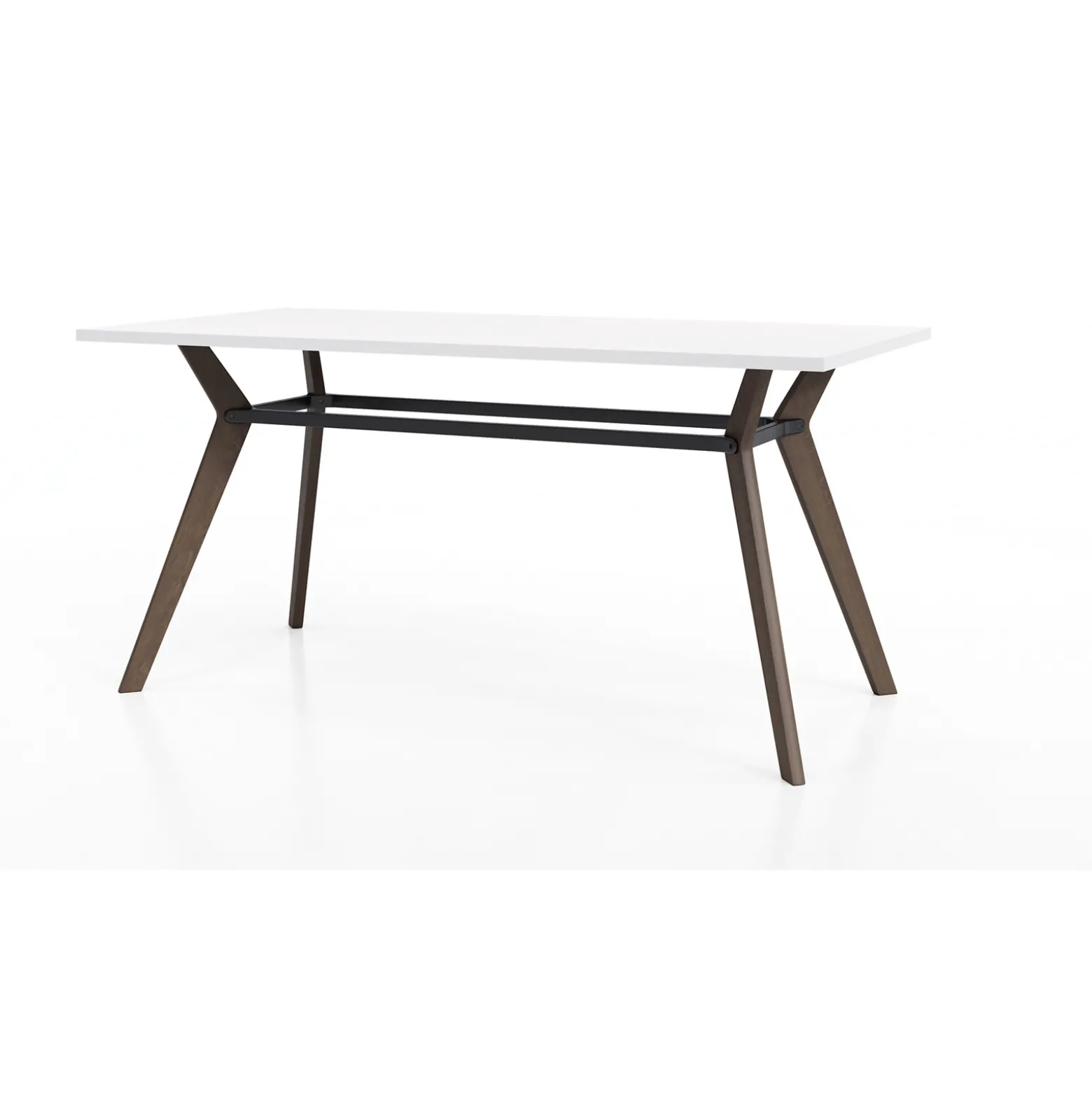 Rang Standing Height Collaborative Wood Table - 42"Wx84"Dx42"H
