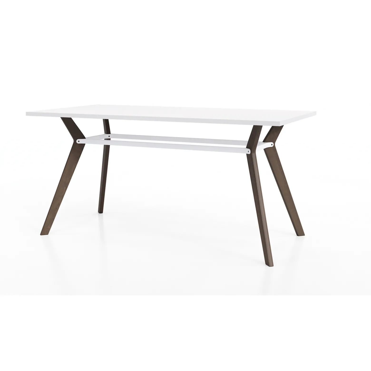 Rang Standing Height Collaborative Wood Table - 42"Wx84"Dx42"H