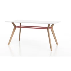 Rang Standing Height Collaborative Wood Table - 42
