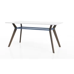 Rang Standing Height Collaborative Wood Table - 42