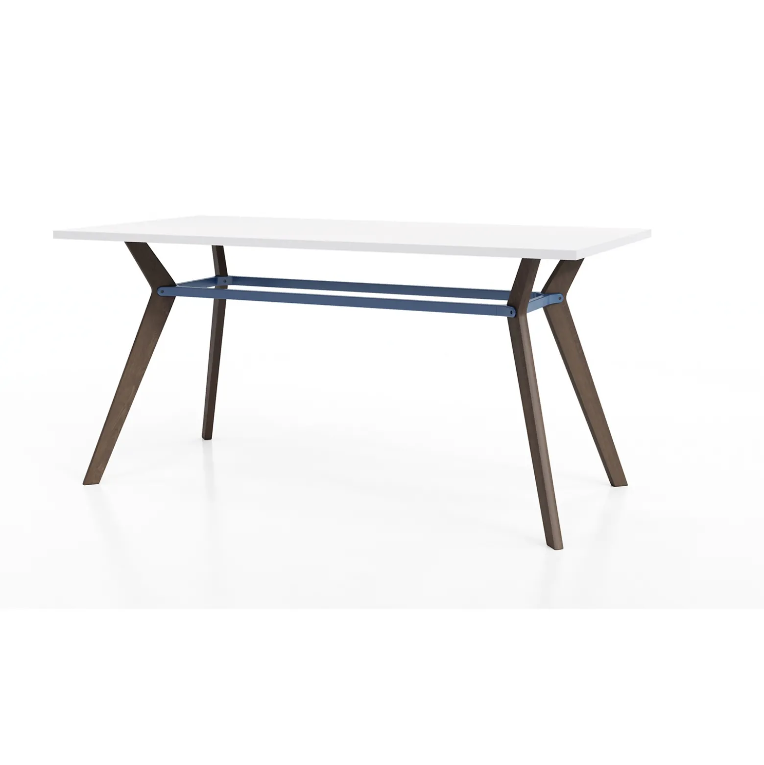 Rang Standing Height Collaborative Wood Table - 42"Wx84"Dx42"H