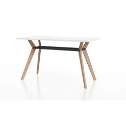 Rang Standing Height Collaborative Wood Table - 36"Wx72"Dx42"H