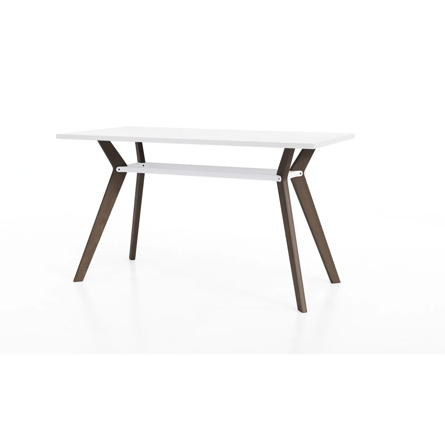 Rang Standing Height Collaborative Wood Table - 36"Wx72"Dx42"H