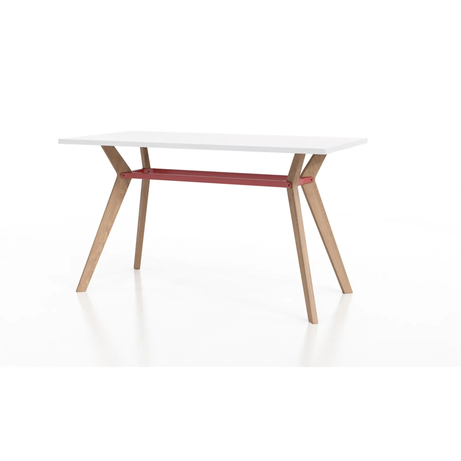 Rang Standing Height Collaborative Wood Table - 36"Wx72"Dx42"H