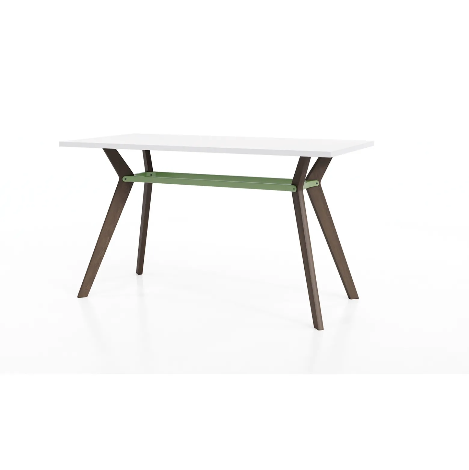 Rang Standing Height Collaborative Wood Table - 36"Wx72"Dx42"H