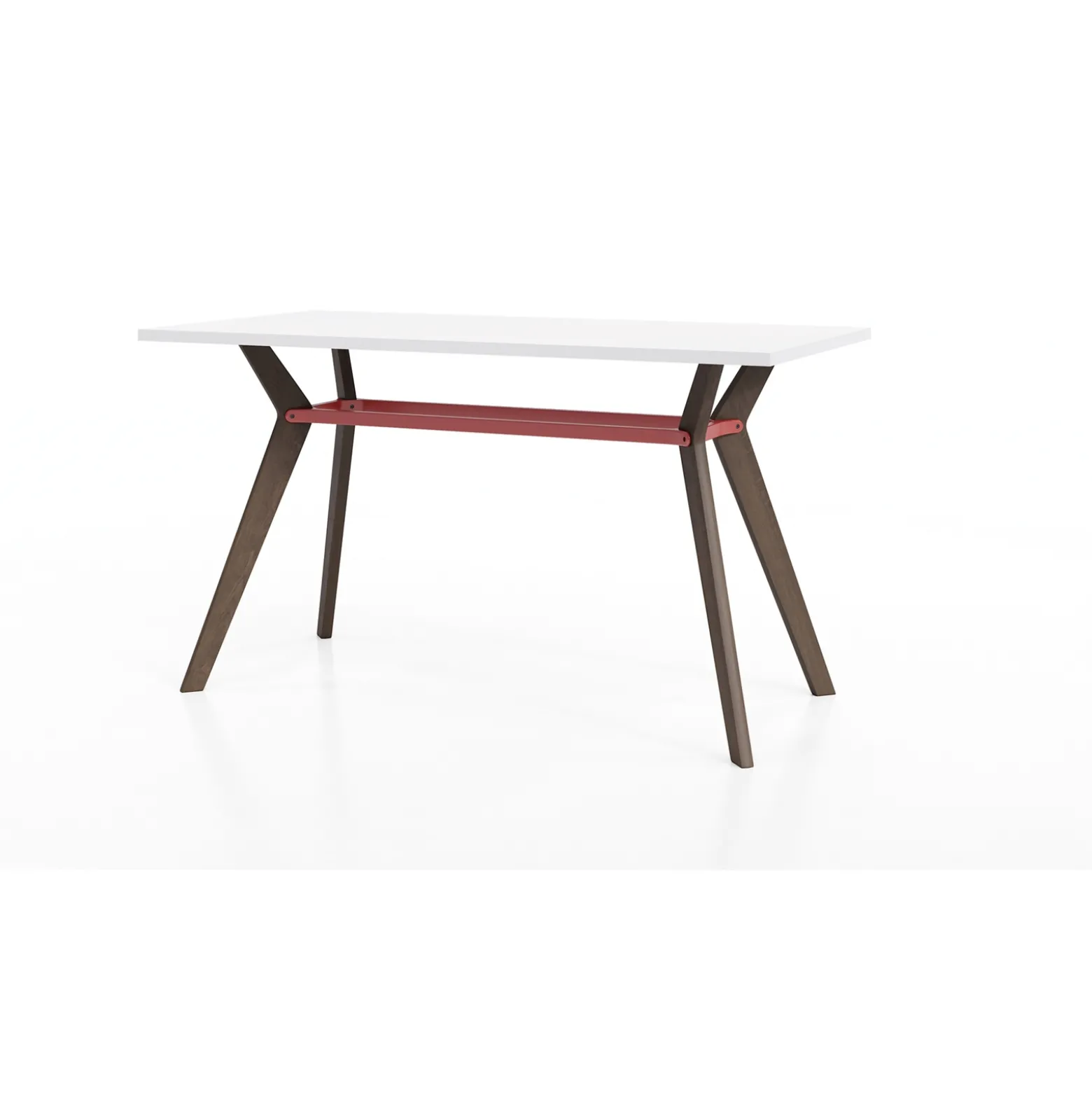 Rang Standing Height Collaborative Wood Table - 36"Wx72"Dx42"H