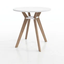 Rang Standing Height Round Wood Table - 42