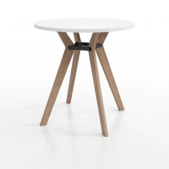 Rang Standing Height Round Wood Table - 42