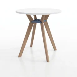 Rang Standing Height Round Wood Table - 42