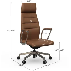 Rank High Back Office Chair
