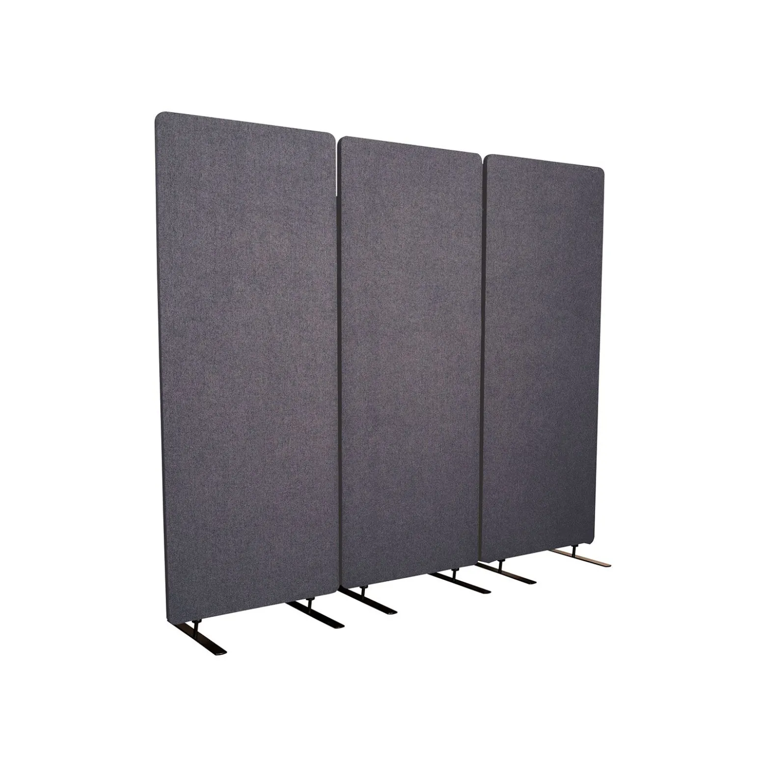 Reclaim® Acoustic Room Dividers, 3 Pack - 72"W x 66"H