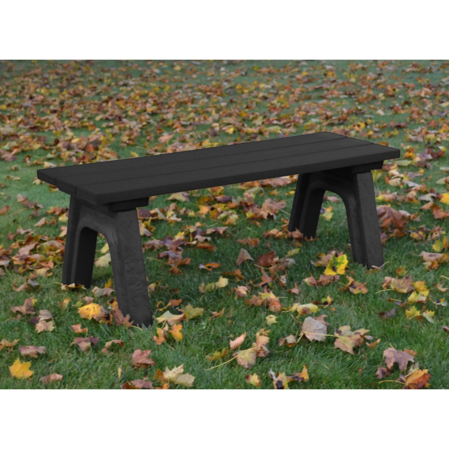 Recycled Plastic Economy Outdoor Bench - 4 Ft