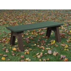 Recycled Plastic Economy Outdoor Bench - 4 Ft