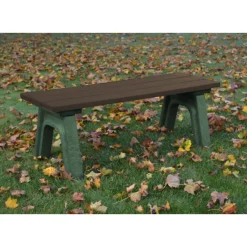Recycled Plastic Economy Outdoor Bench - 4 Ft