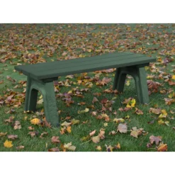 Recycled Plastic Economy Outdoor Bench - 4 Ft
